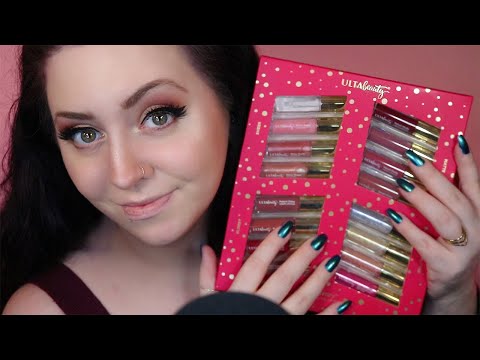 🕊️ ASMR | Trying on SIXTEEN different lip colors & glosses! [soft spoken]