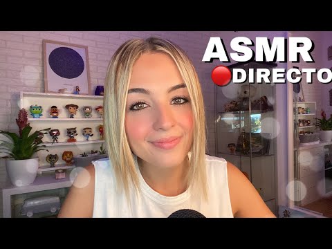 ASMR en DIRECTO | Susurros, tapping, hand sounds... ☺️