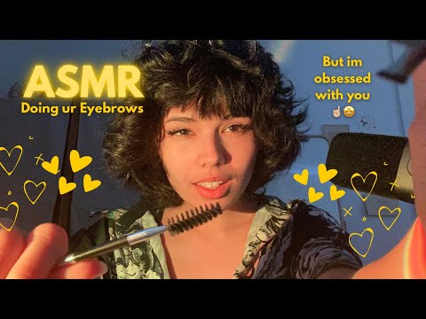 ASMR Girl Obsessed with you do your Eyebrow’s (Shes a lil mad at you)