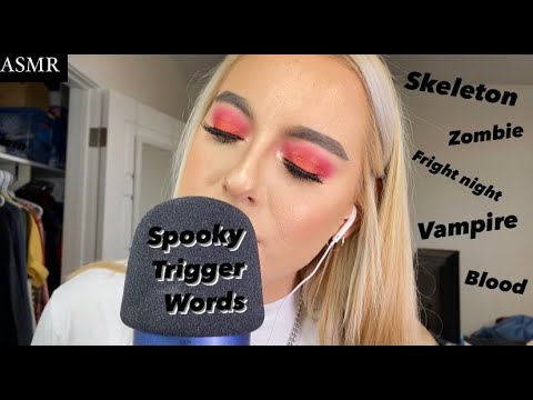 ASMR | spooky trigger words repeated