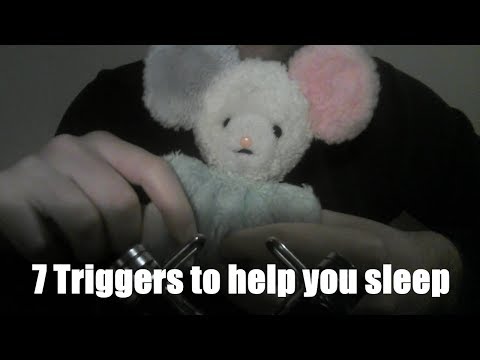 Asmr 7 triggers to sleep no talking