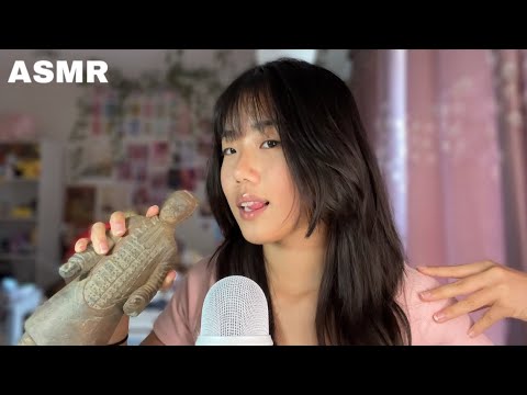ASMR Body Triggers that will KNOCK YOU OUT 😴 Chinese Stone Warrior Figure