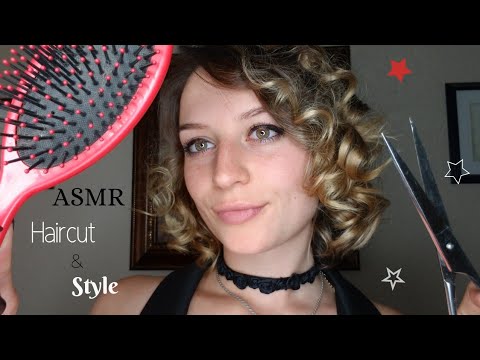 ASMR | Haircut and Style By Sassy Barber - Sleep inducing Triggers