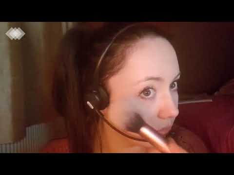 Asmr by Emma: Headset Mic, Breath Sounds, Face Touching, Face Brushing, Whispering