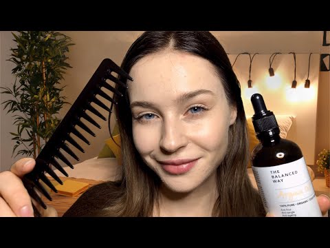 ASMR Friend Gives You A Tingly Scalp Massage 💆 | Hair Care, Spa Treatment & Layered Sounds