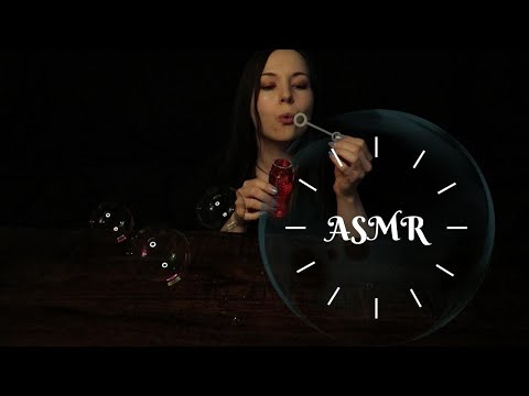 ASMR Bubble Blowing ⭐ Cleaning Sounds ⭐ Small Popping sounds ⭐ Soft Spoken