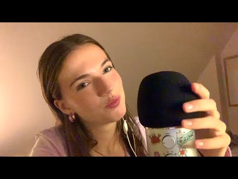 ASMR mic scratching with a cover🥰