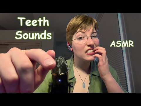 ASMR Teeth Sounds and Spit Painting