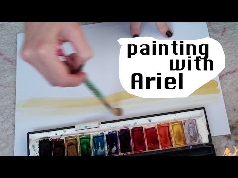 Painting, with Ariel ASMR. Soothing and relaxxxxing