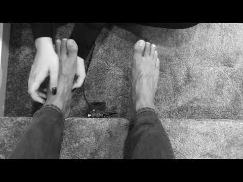 ASMR Foot Scratching [Black & white]