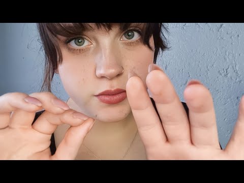 ASMR | Tingly Mouth Sounds with Calming Hand Gestures🩵