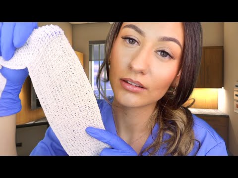 ASMR Nurse Treats Your Wound Roleplay 🏥❤️