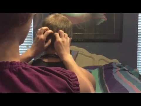 Visual ASMR Head Scratch Head Massage