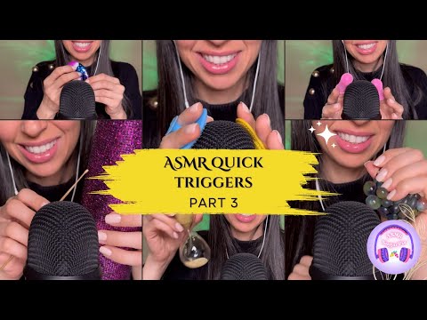 ASMR quick triggers (no talking) | Part 3