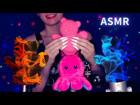 ASMR Mic Scratching with 100 DIFFERENT MIC COVERS & MICS!😮🎤 No Talking for Sleep with Long Nails 4K