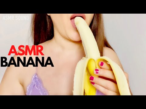 EATING 2 DELICIOUS BANANA | RELAXING ASMR SOUND
