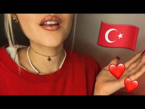 ASMR - my FIRST VIDEO in TURKISH - trying to speak Turkish - Part 4