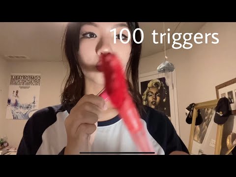 100 triggers in 2 mins-asmr