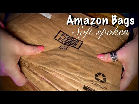 ASMR Request (Soft-spoken) Paper only/Amazon Bags/Recycled paper crinkles/Looped 1X for length.