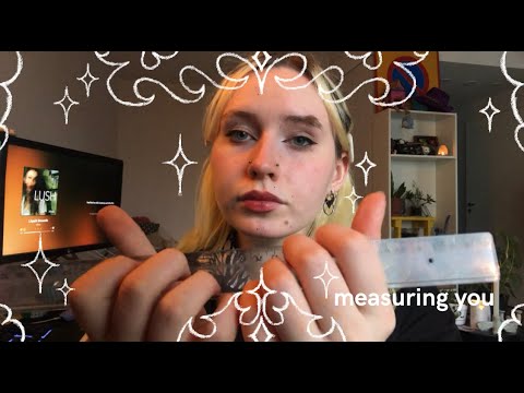 lofi asmr! [subtitled] measuring your face, part 1!
