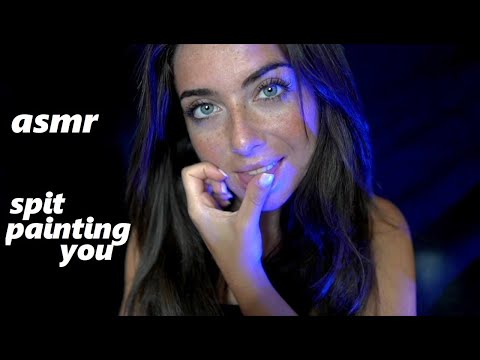 ASMR| SLOW SPIT PAINTING YOU 🖌️✨