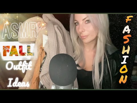 ASMR Fall 🍂 Outfit Ideas & Inspo • Show & Tell • Trendy & Cozy Pieces | Close Up Whispering