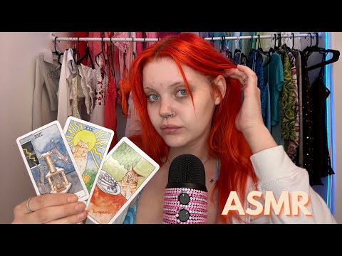 ASMR | Tarot Reading & Hand Movements With Up Close Whispers