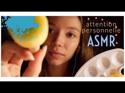 ASMR | Roleplay : Je décore ton visage ✨ attention personnelle ✨