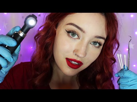 ASMR Ear Cleaning Roleplay - 3dio, Otoscope Sounds, Ear Picking, Etc.