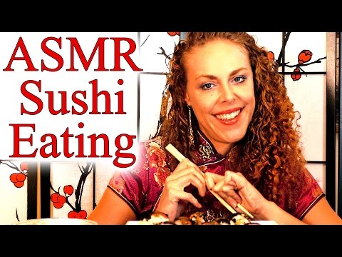 ASMR Best Friend Eating Sushi Lunch Date Roleplay Binaural Ear to Ear Sounds