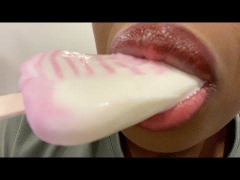 ASMR Satisfying Popsicle 🍡🍡Eating sounds..........💋💋