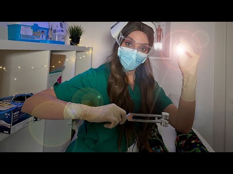ASMR | Real Person Full Body Exam to a Star Wars Fan wearing an Avengers suit, Gloves Sound