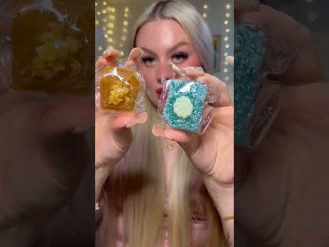 I Am Obsessed With These Delicious Edible Crystal Treats #ediblecrystals #asmrsounds #tinglyasmr