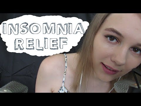 ASMR Insomnia Relief (music, scalp massage, whisper) [Custom Video]