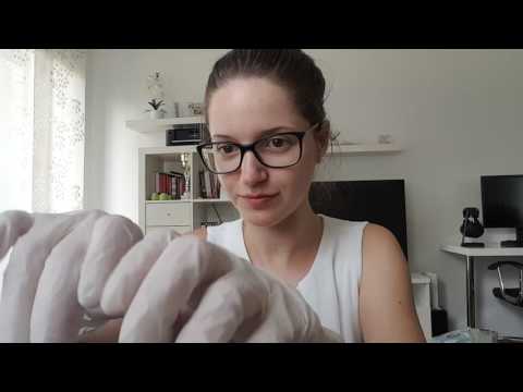 ASMR hand sounds and movements with gloves - many different triggers - no talking