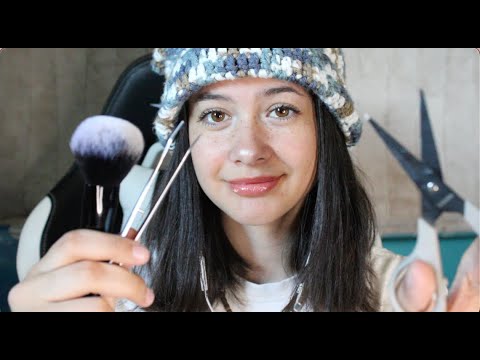 ASMR Anxiety Plucking