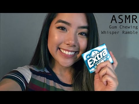 ASMR Gum Chewing Chit Chat ✨ Ear to Ear Whisper