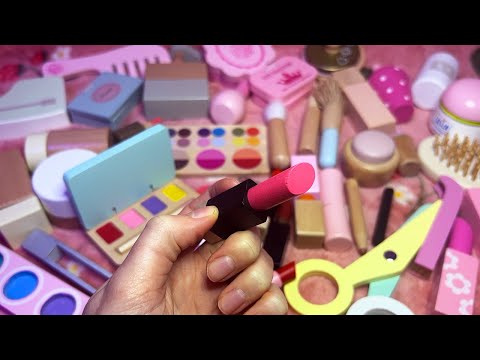 ASMR Doing Your Wooden Makeup (Whispered)