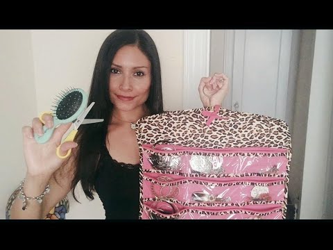 Stylist (asmr) cutting your hair & picking dresses/jewelry for you