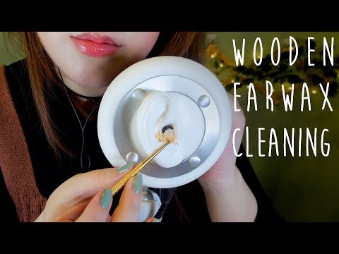 Deep & Intense Wooden Earwax Cleaning ASMR 🌲 바삭하고 자극적인 깊은 나무귀지 청소