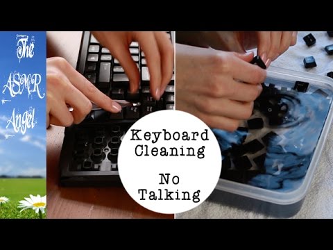 Back to basics ASMR - Keyboard Cleaning - No Talking
