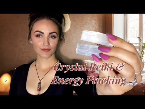 ✨ ASMR Crystal Reiki & Energy Plucking Roleplay ✨ (Soft Spoken/Fast Tapping)