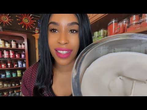 ASMR| NEW YEAR CANDLE STORE ROLEPLAY ! Tapping + whispering 🎊