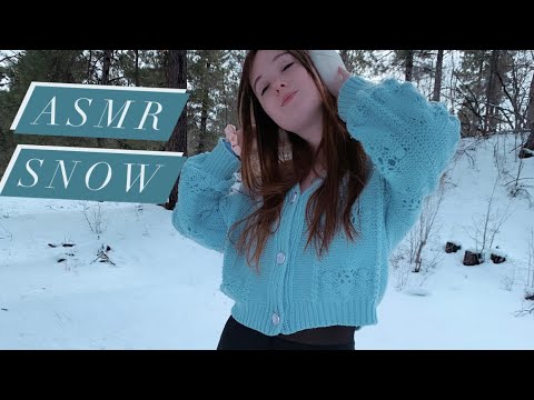 ASMR snow sounds! (crunch, walking, ice)
