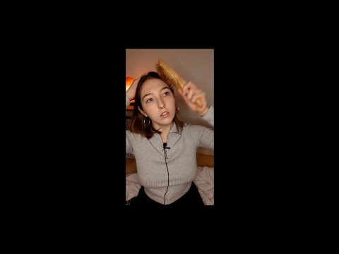 1 minute tingles - brushing my hair & yours!