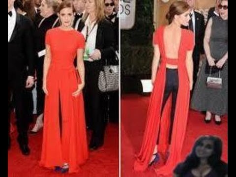 Golden Globes 2014 : Emma Watson Outfit Is The Cool Because She Wore Pants !!!