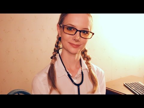 ASMR Dr Dmitria Role Play - Check Up for a Cold