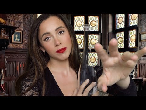 ASMR WITCH MAKES YOU A LOVE POTION | tapping, page turning, soft spoken...