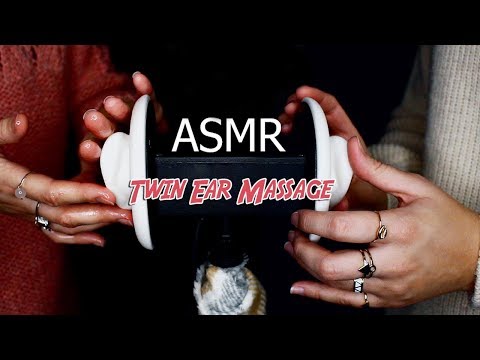 ASMR Huile & Lotion Massage Oreilles avec ma Jumelle 👂 4 mains pour t'aider à Dormir - TWIN