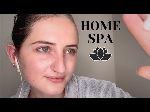 ASMR: HOME SPA WITH YOUR GIRLFRIEND | FACE MASSAGE | Cute Morning Date
